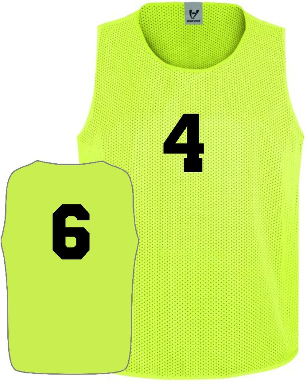 High 5 Youth Scrimmage Vest, color: Lime