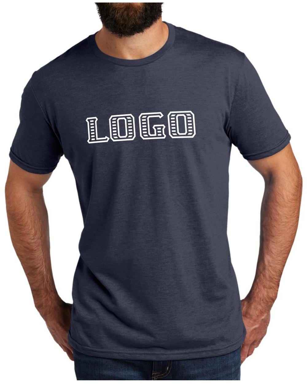 Allmade Men's Tri-Blend S/S Custom T-Shirt, color: Rebel Blue