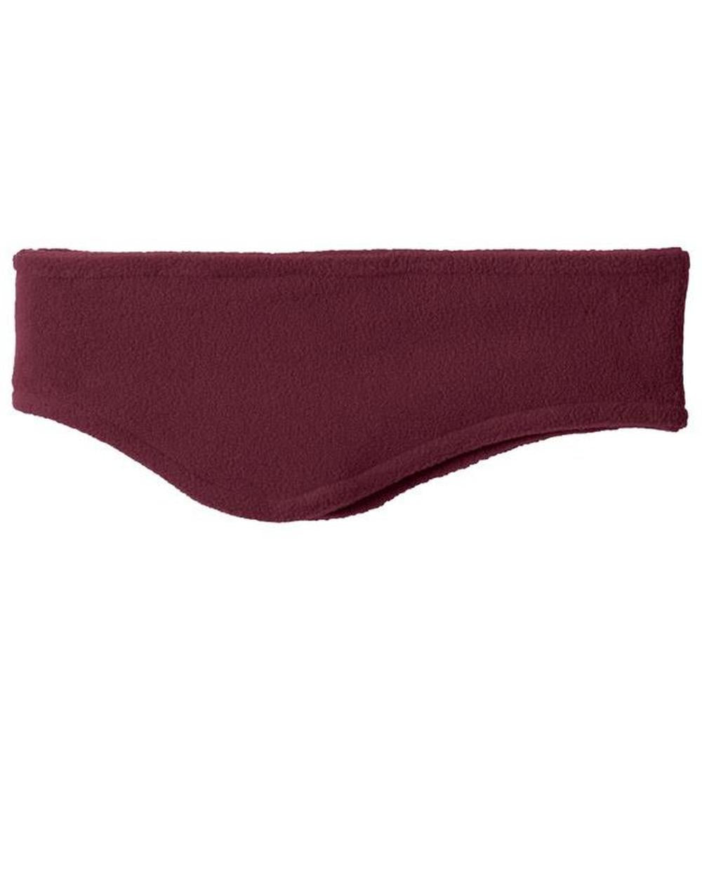 Port Authority R-Tek Stretch Fleece Headband, color: Maroon