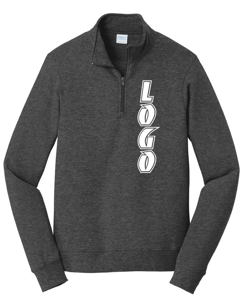 P&C Fan Favorite Fleece Pullover Custom Sweatshirt, color: Dark Heather Grey