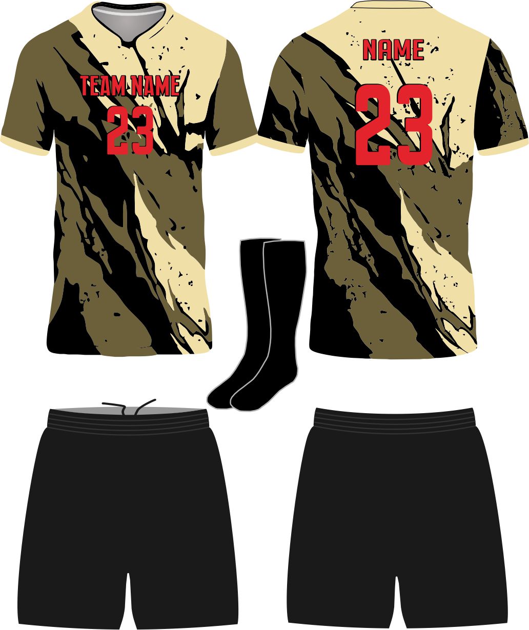 SportUniform Rebel Sublimated Soccer Uniform, color: Olive