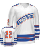 SportUniform Ice Custom Sublimated Hockey Jersey, color: White/Royal