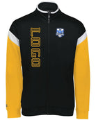 Holloway Limitless Custom Warmup Jacket, color: Black/White/Gold
