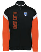 Holloway Limitless Custom Warmup Jacket, color: Black/White/Orange