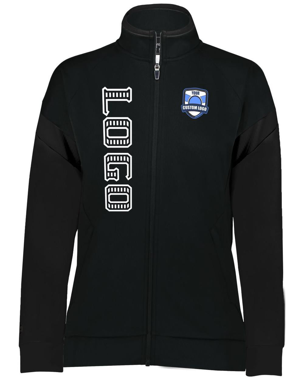 Holloway Women's Limitless Custom Warmup  Jacket, color: Black
