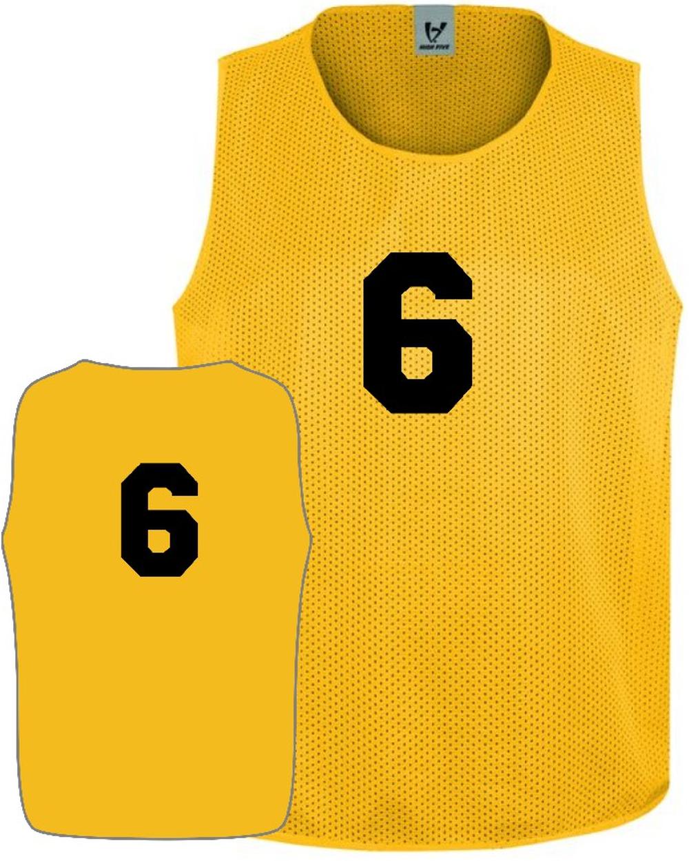 High 5 Men's Scrimmage Vest, color: Athletic Gold