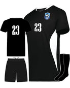 High 5 Octane Custom Soccer Uniform, color: Black/White