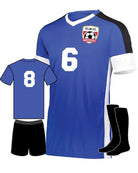 High 5 Wembley Custom Soccer Uniform, color: Royal/White/Black