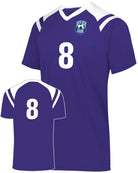 High 5 Sheffield Custom Soccer Jersey, color: Purple/White