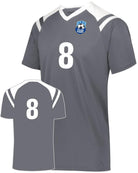 High 5 Sheffield Custom Soccer Jersey, color: Graphite/White