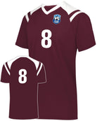 High 5 Sheffield Custom Soccer Jersey, color: Maroon/White