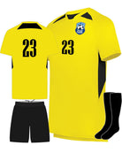 High 5 Hawk Evolution Custom Soccer Uniform, color: Power Yellow/Black