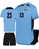 High 5 Hawk Evolution Custom Soccer Uniform, color: Columbia/Black