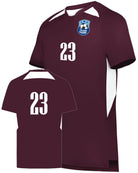 High 5 Hawk Evolution Custom Soccer Jersey, color: Maroon/White
