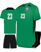 High 5 Hawk Evolution Custom Soccer Uniform, color: Kelly/Black