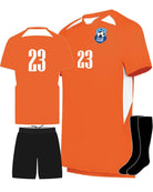 High 5 Hawk Evolution Custom Soccer Uniform, color: Orange/White
