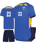High 5 Hawk Evolution Custom Soccer Uniform, color: Royal/Gold