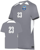 High 5 Hawk Evolution Custom Soccer Jersey, color: Graphite/White