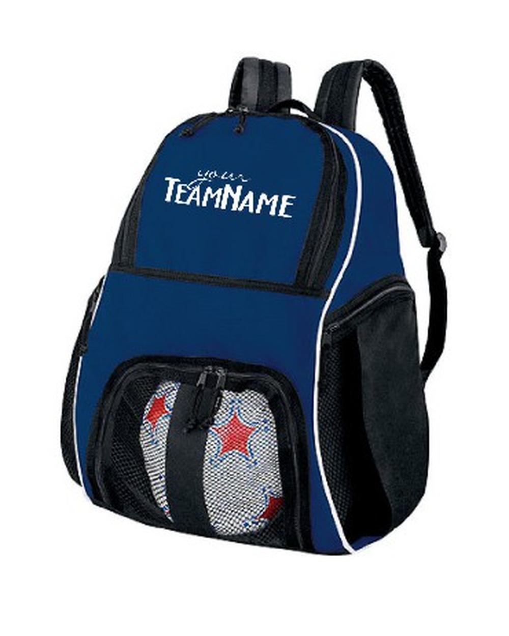 High 5 Mesh-Front Custom-Logo Backpack, color: Navy/White