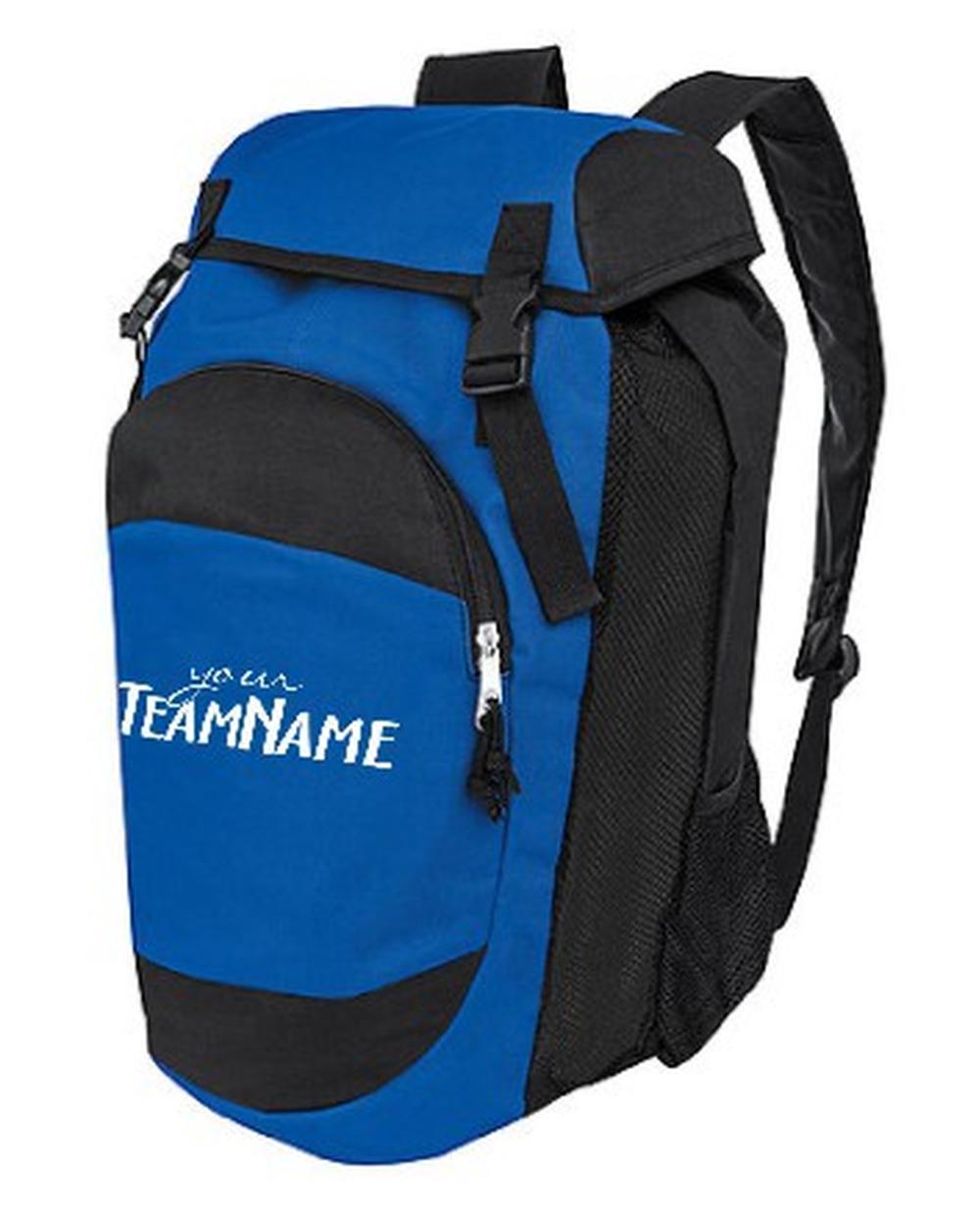 High 5 Gear Custom-Logo Backpack, color: Royal/Black