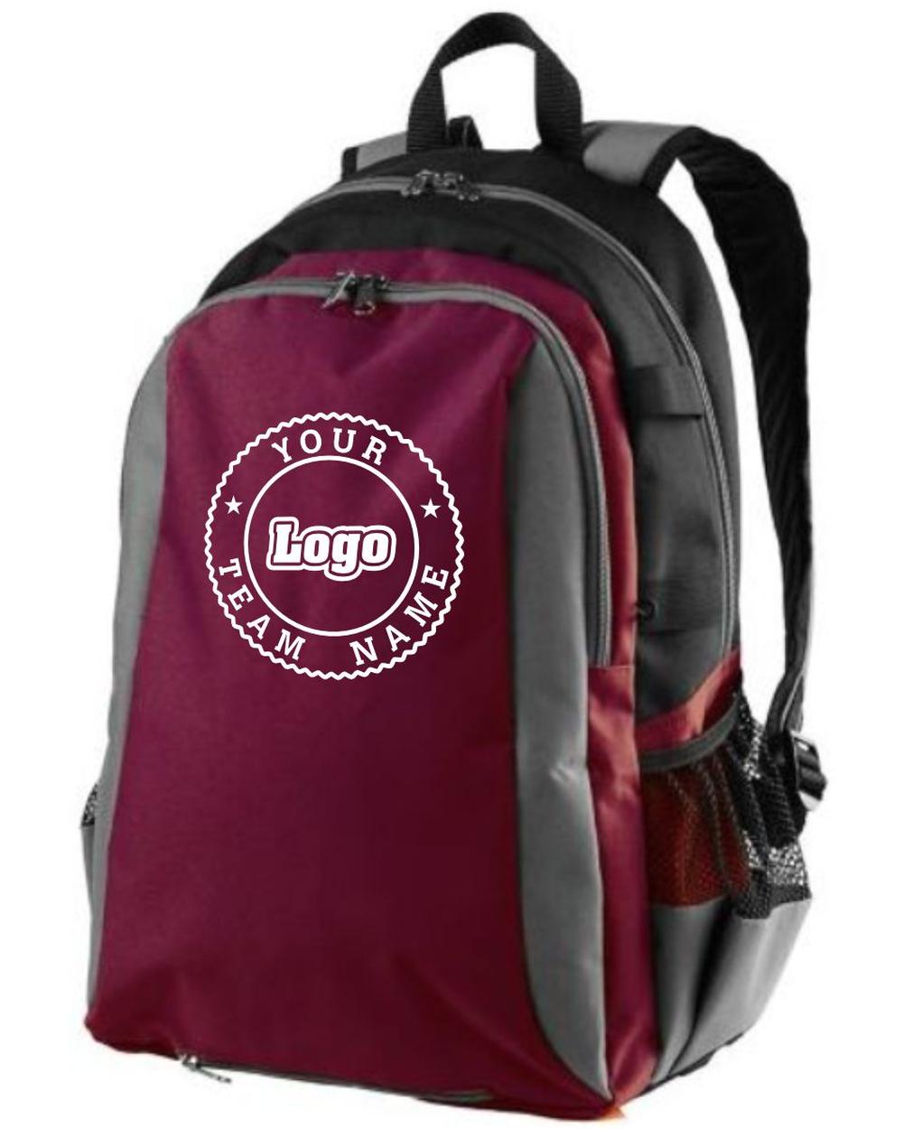 High 5 All-Sport Custom Backpack, color: Maroon/Graphite/Black