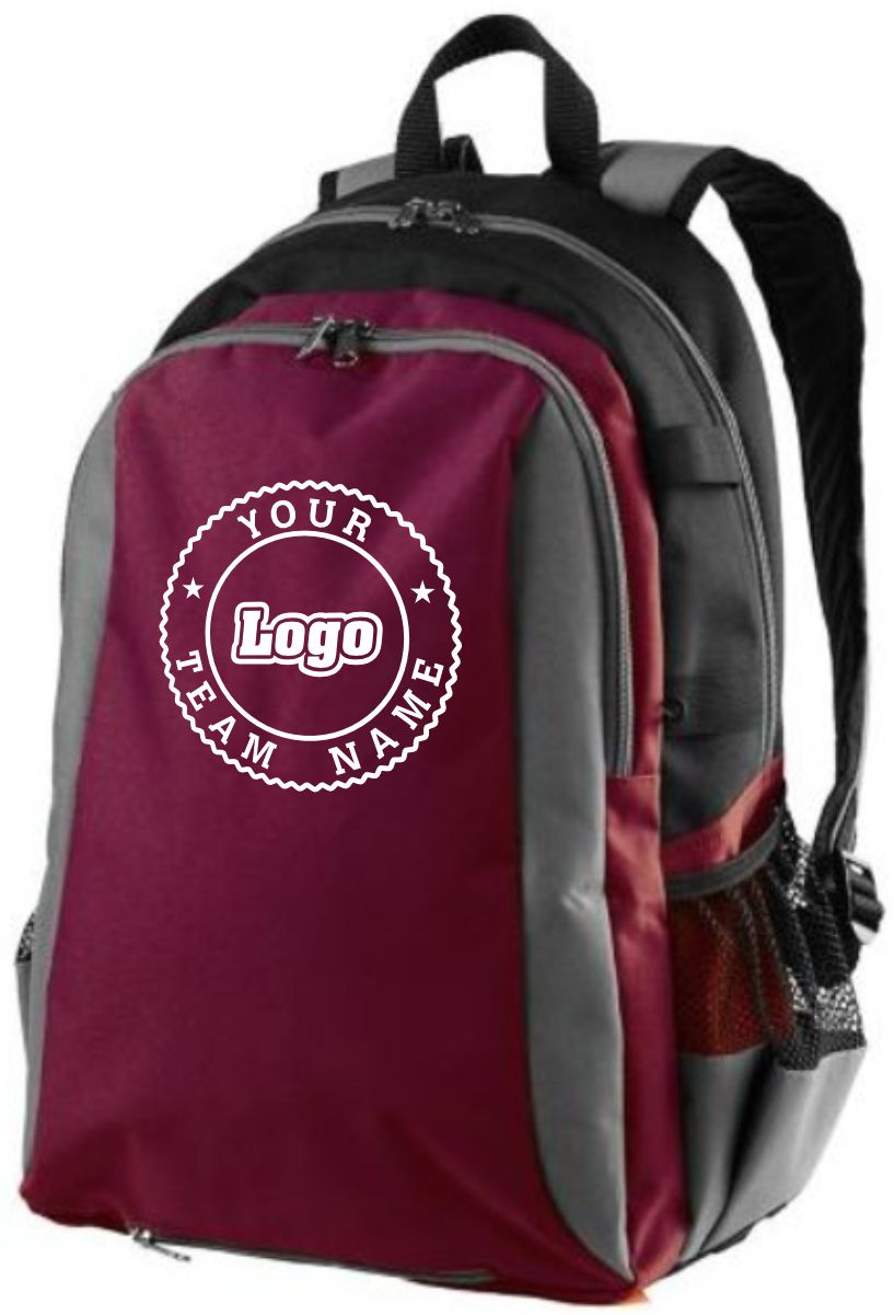 327890WD  All-Sport Custom Backpack, color: Maroon/Graphite/Black