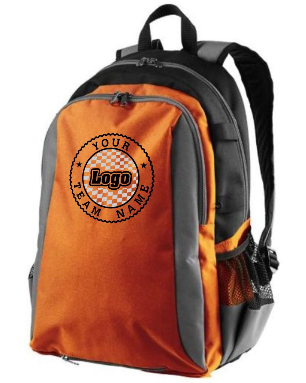High 5 All-Sport Custom Backpack, color: Orange/Graphite/Black