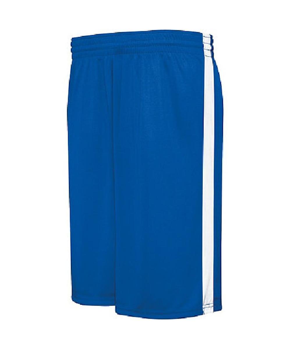 High 5 Men's 10" Competition Reversible Basketball Short, color: Royal/White