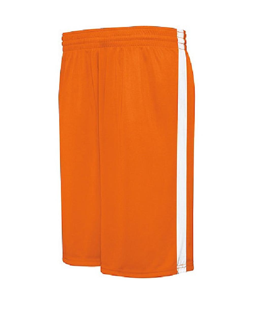 High 5 Youth 7" Competition Reversible Basketball Short, color: Orange/White