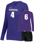 High 5 TruHit L/S Custom Volleyball Uniform, color: Purple