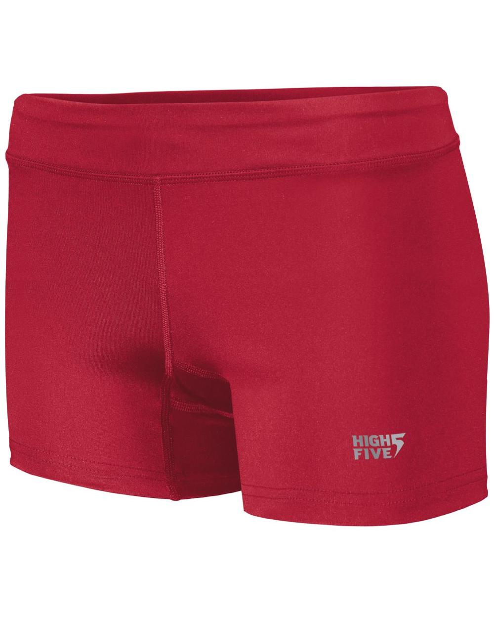 High 5 Women's TruHit Volleyball Short, color: Scarlet