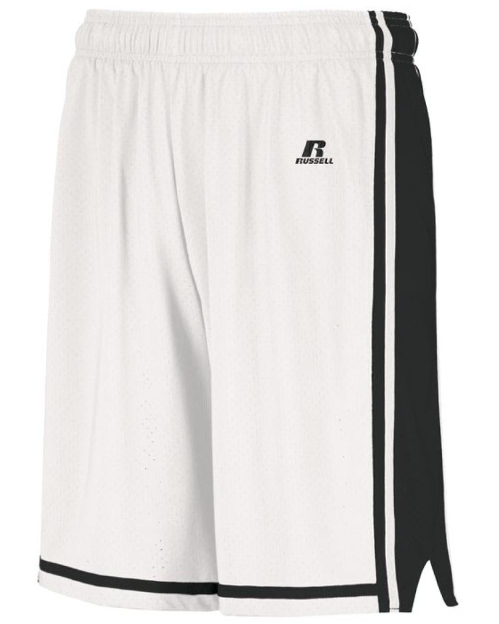Russell Youth Legacy Basketball Short, color: White/Black