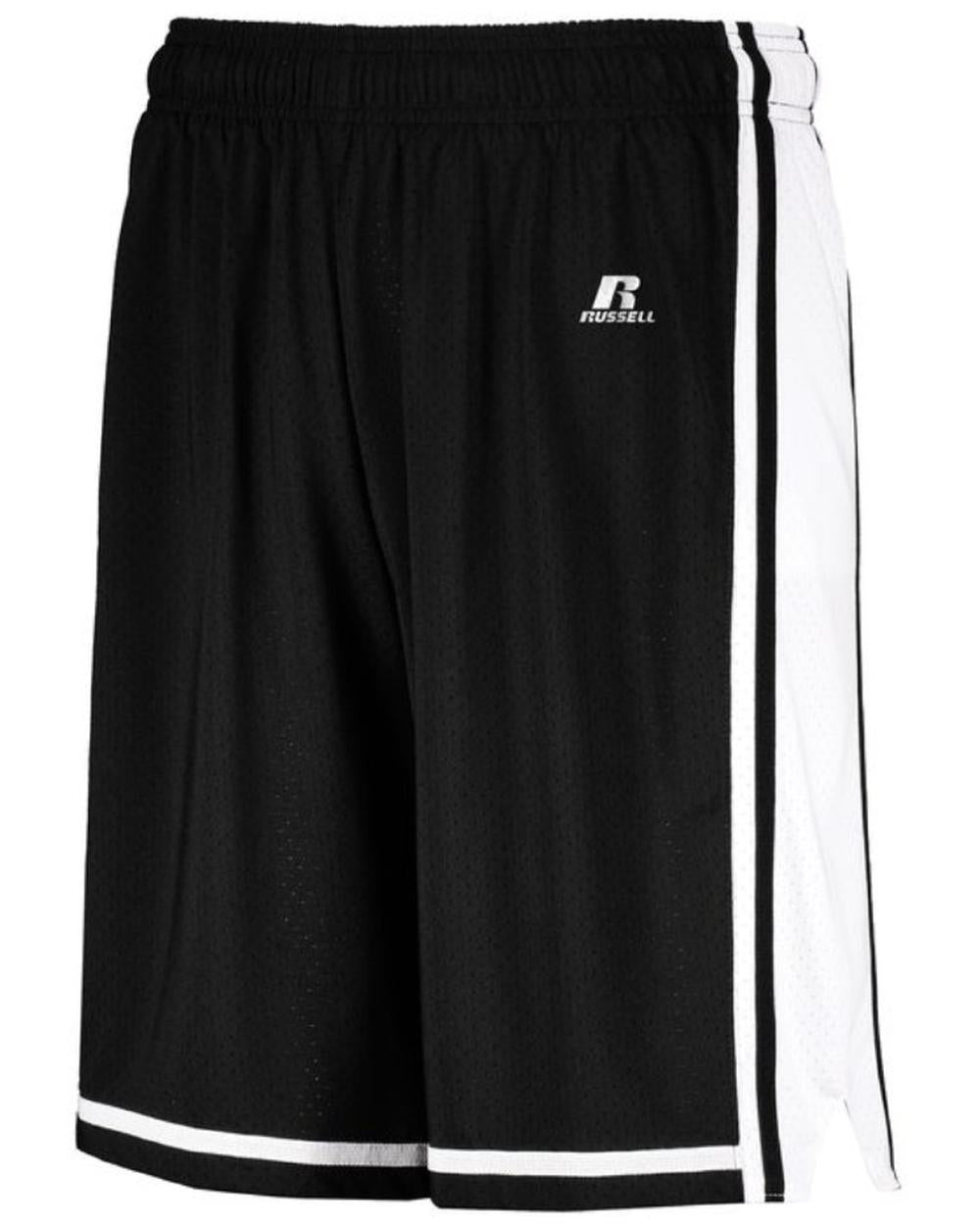 Russell Youth Legacy Basketball Short, color: Black/White