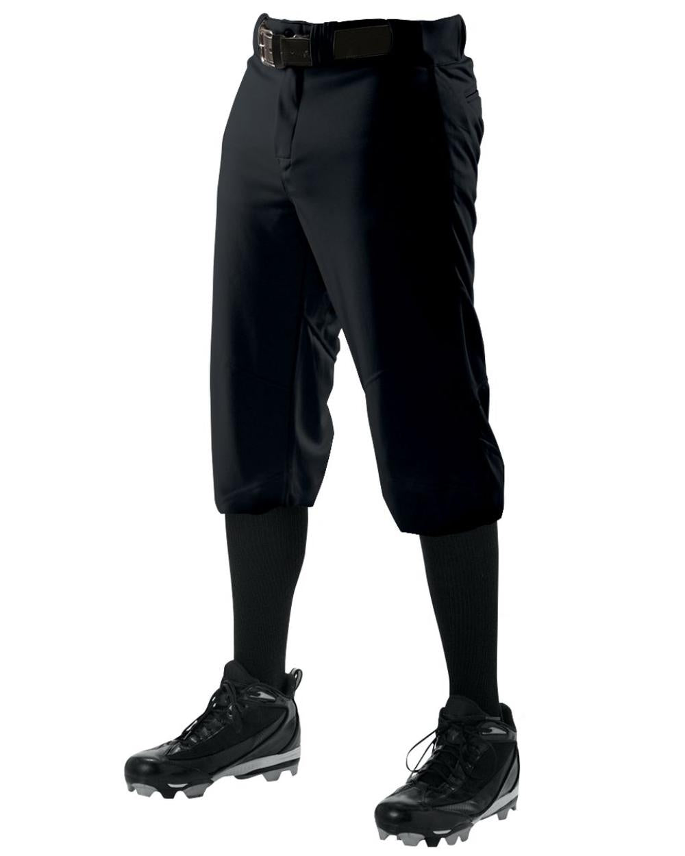 Alleson Men's Crush Knicker Baseball Pant, color: Black