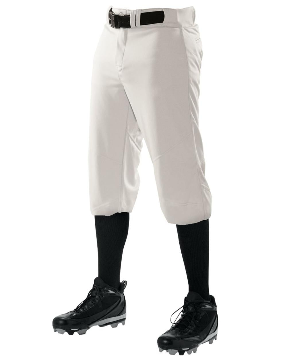 Alleson Men's Crush Knicker Baseball Pant, color: White