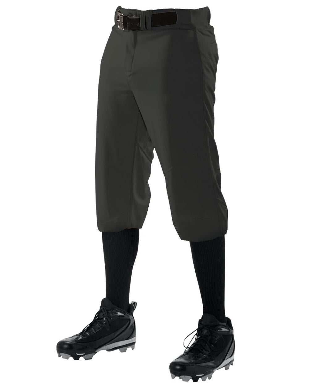 Alleson Youth Crush Knicker Baseball Pant, color: Charcoal