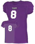 Alleson Elusive Custom Football Jersey, color: Purple