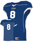 Alleson Speed Custom Football Jersey, color: Royal/White