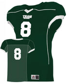 Alleson Speed Custom Football Jersey, color: Forest/White