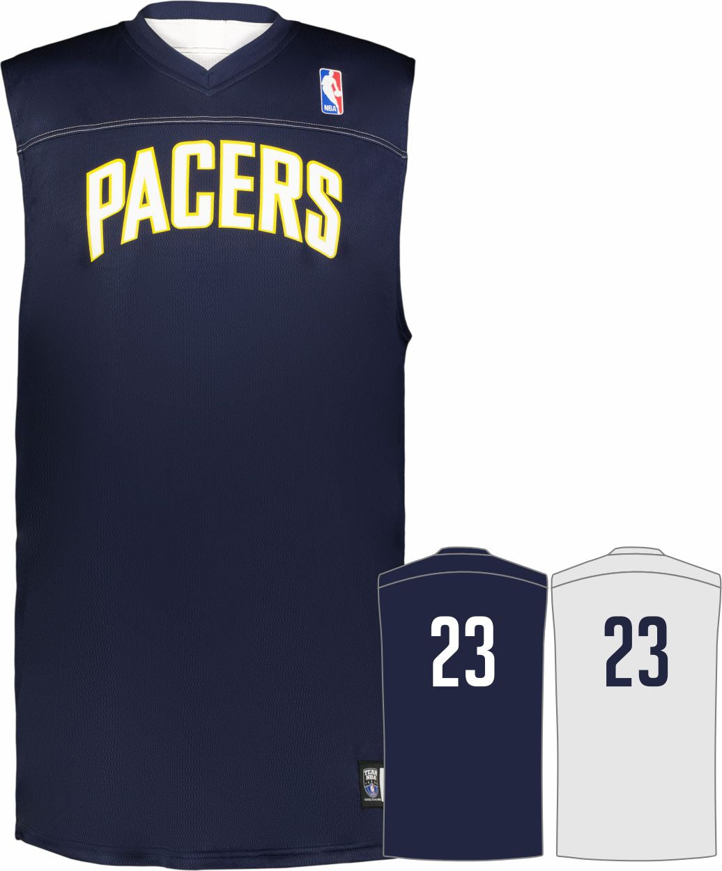 Alleson NBA Team Reversible Custom Basketball Jersey, color: NBA-Pacers