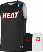 Alleson NBA Team Reversible Custom Basketball Jersey, color: NBA-Heat