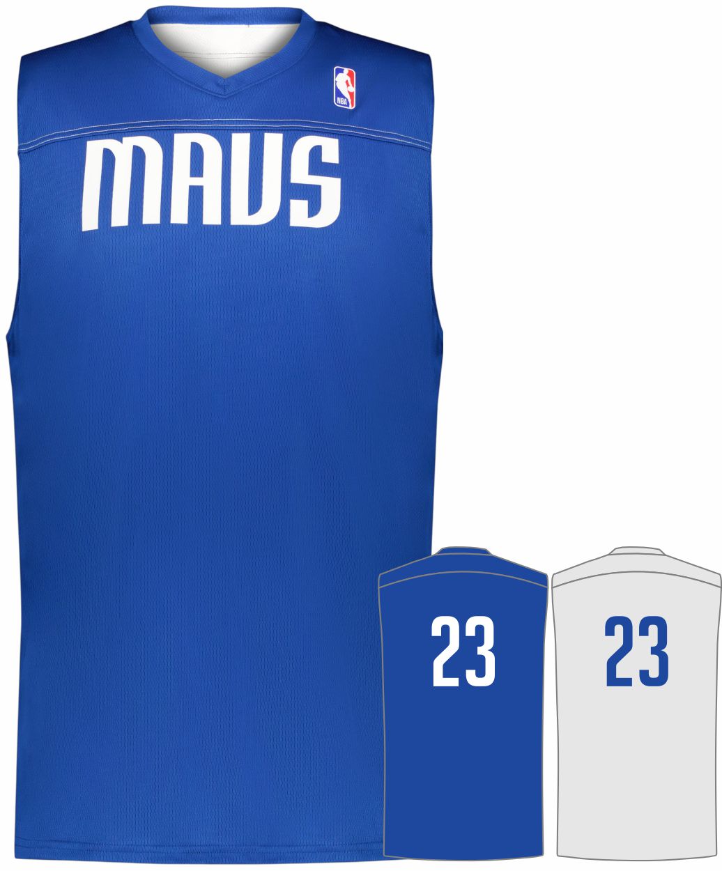 Alleson NBA Team Reversible Custom Basketball Jersey, color: NBA-Mavericks
