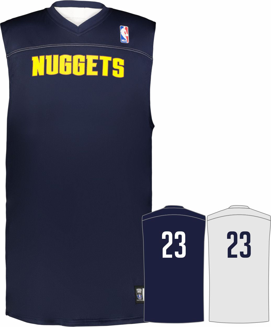 Alleson NBA Team Reversible Custom Basketball Jersey, color: NBA-Nuggets