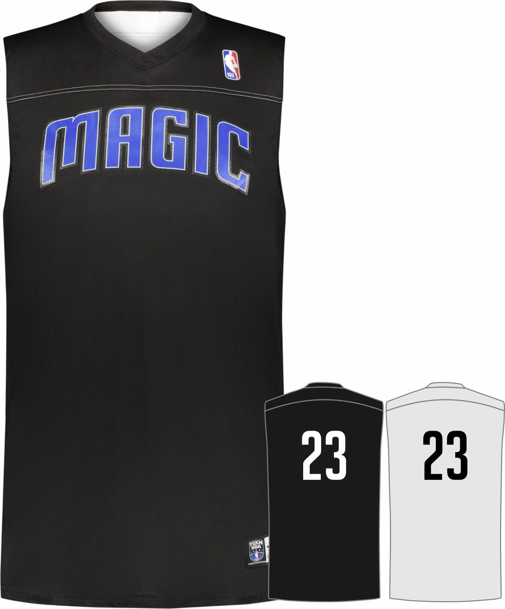Alleson NBA Team Reversible Custom Basketball Jersey, color: NBA-Magic