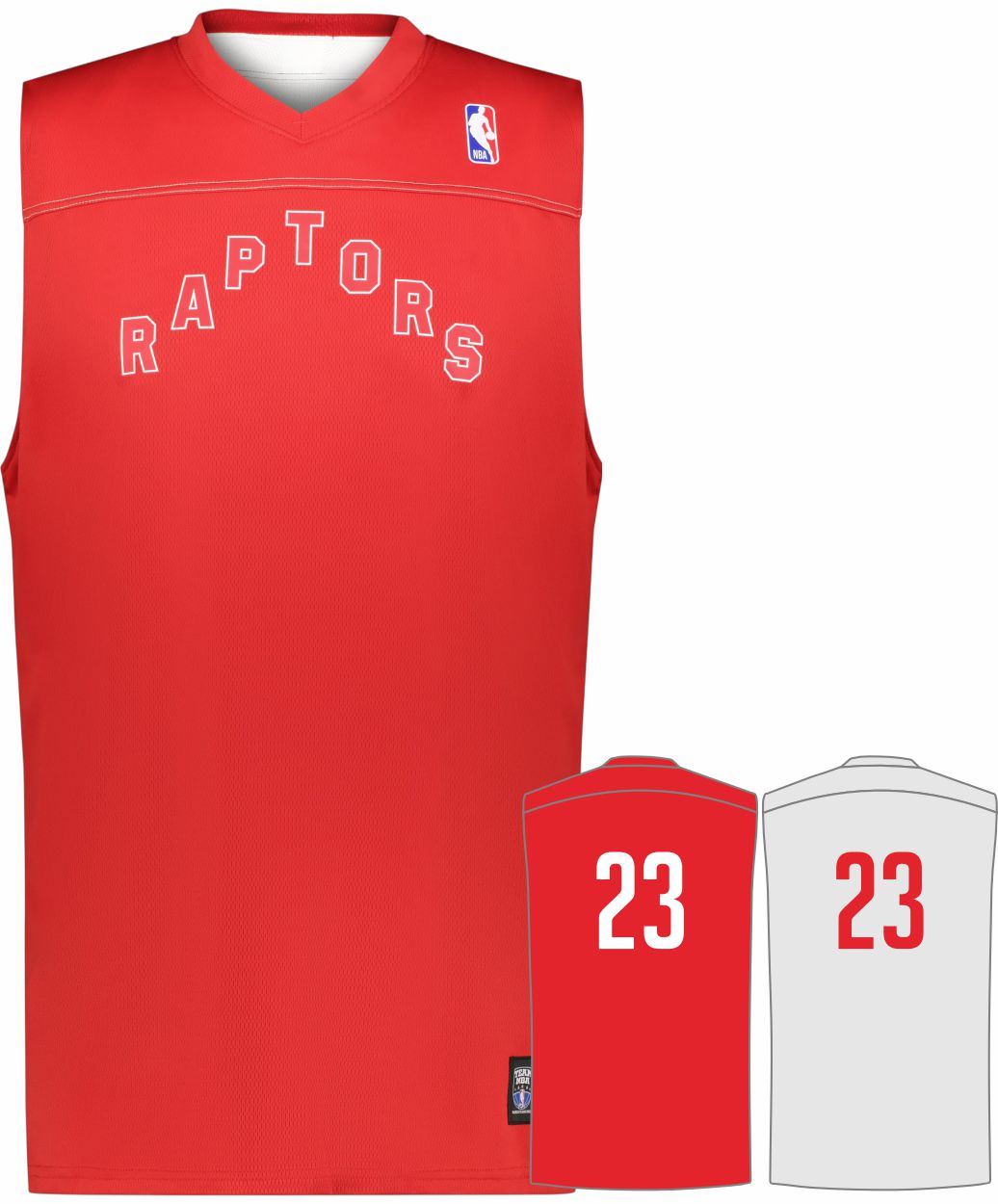 Alleson NBA Team Reversible Custom Basketball Jersey, color: NBA-Raptors