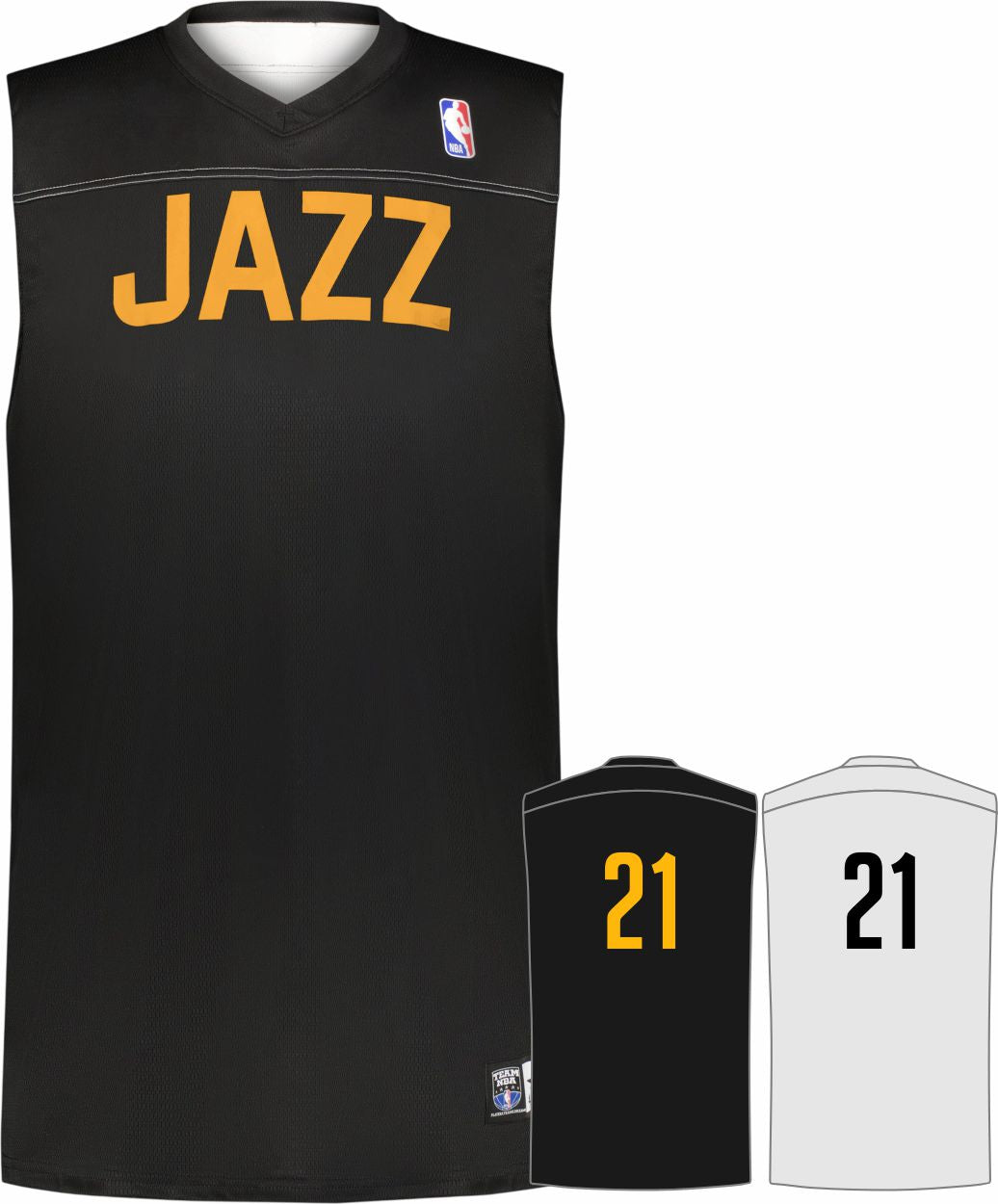 Alleson NBA Team Reversible Custom Basketball Jersey, color: NBA-Jazz