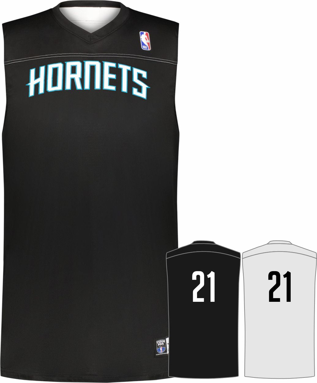 Alleson NBA Team Reversible Custom Basketball Jersey, color: NBA-Hornets