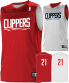 Alleson NBA Team Reversible Custom Basketball Jersey, color: NBA-Clippers