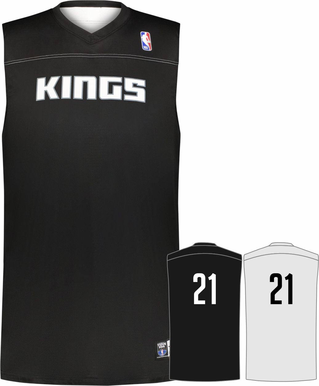 Alleson NBA Team Reversible Custom Basketball Jersey, color: NBA-Kings