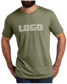 Allmade Tri-Blend S/S Custom T-Shirt, color: Olive You Green